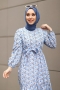 Roza Mavi Elbise