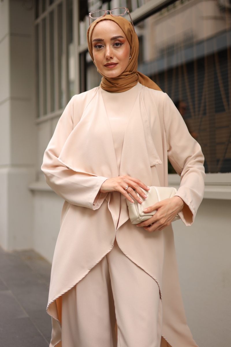 Ruby Bej Üçlü Takım