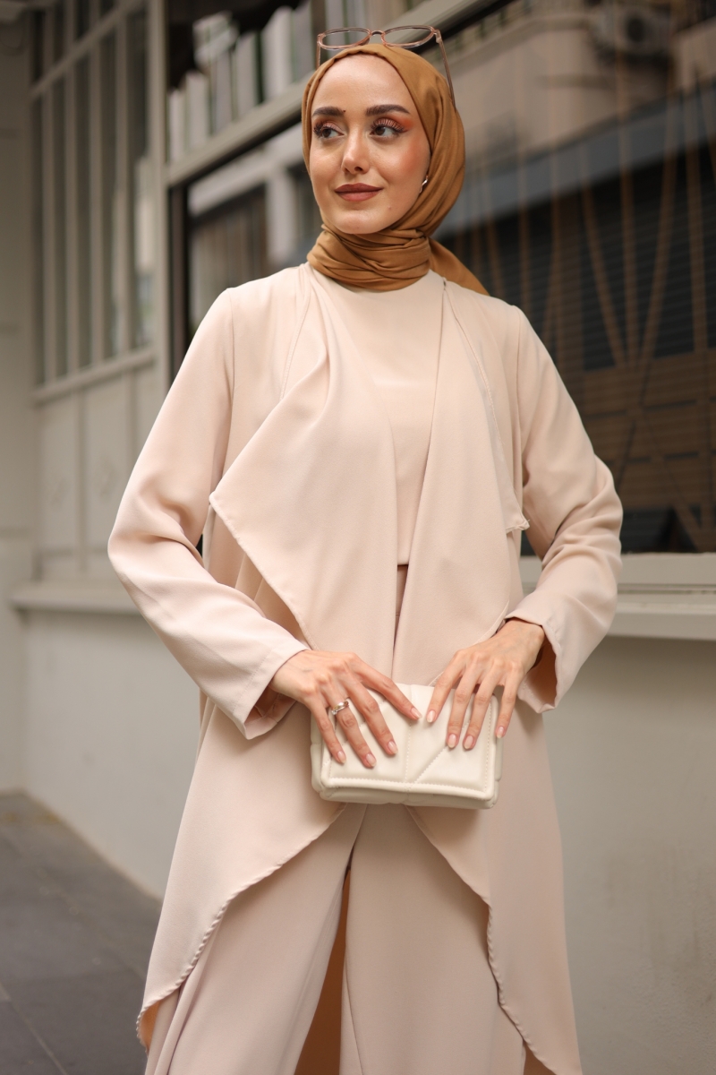 Ruby Bej Üçlü Takım