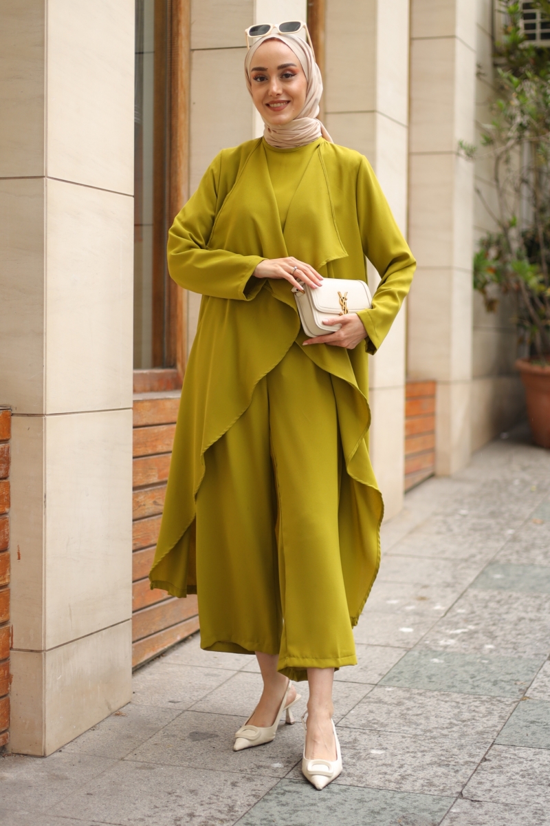 Ruby Yağ Yeşili Üçlü Takım