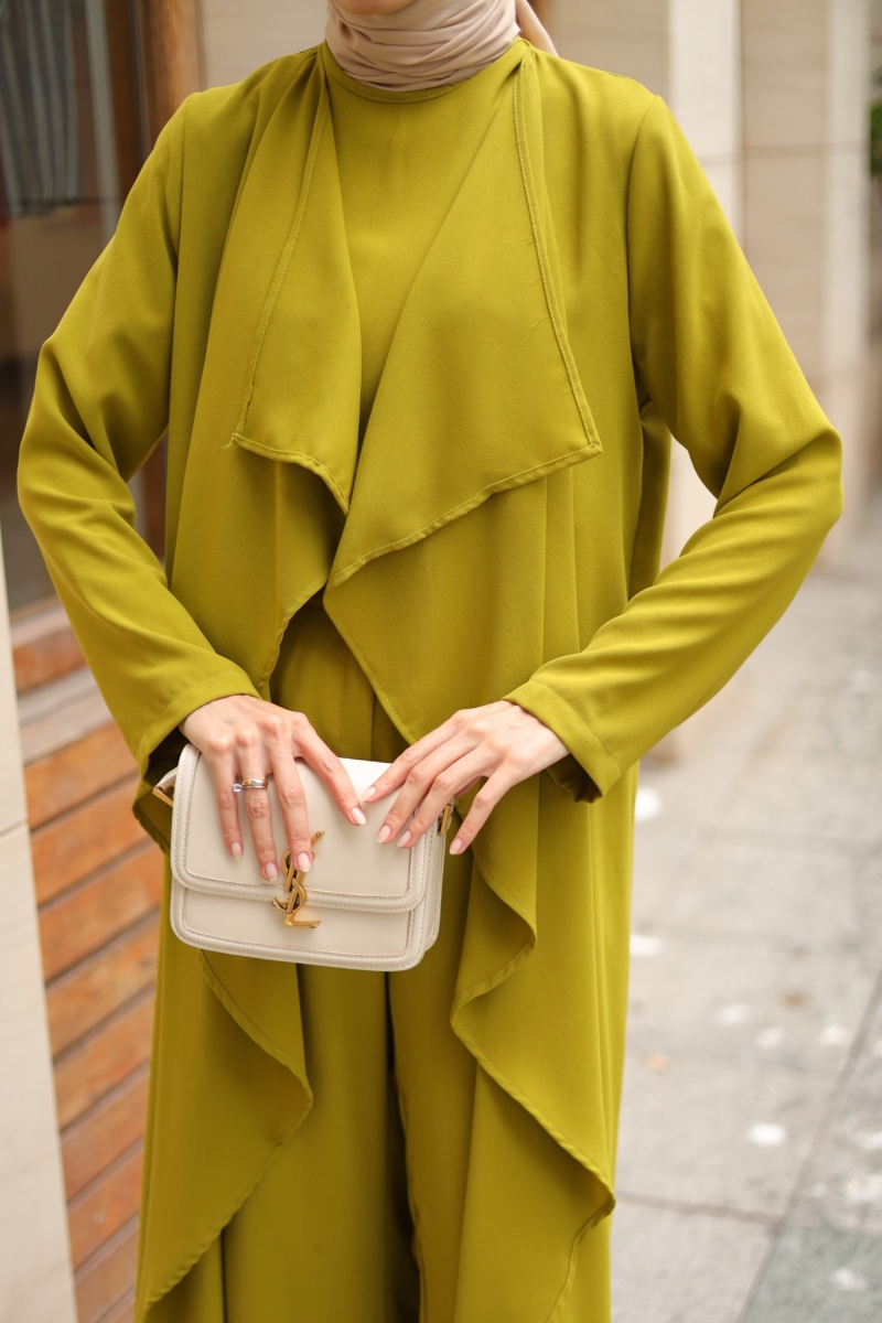 Ruby Yağ Yeşili Üçlü Takım