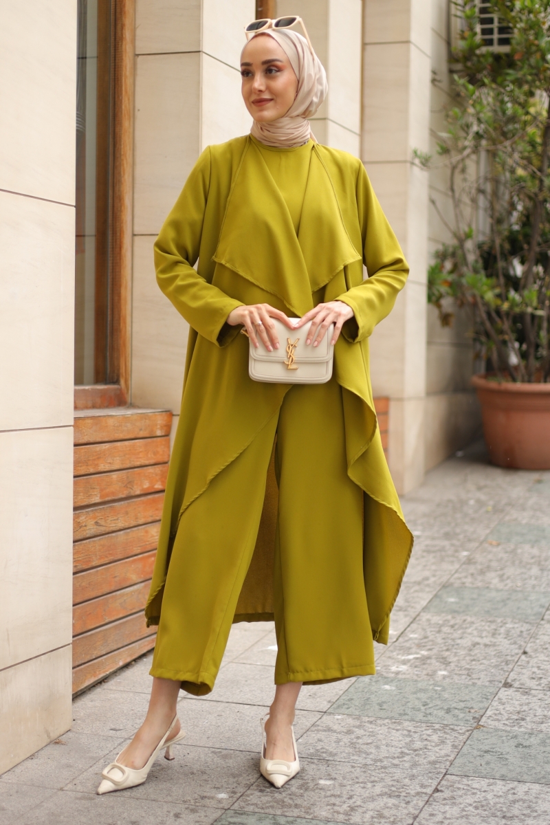 Ruby Yağ Yeşili Üçlü Takım