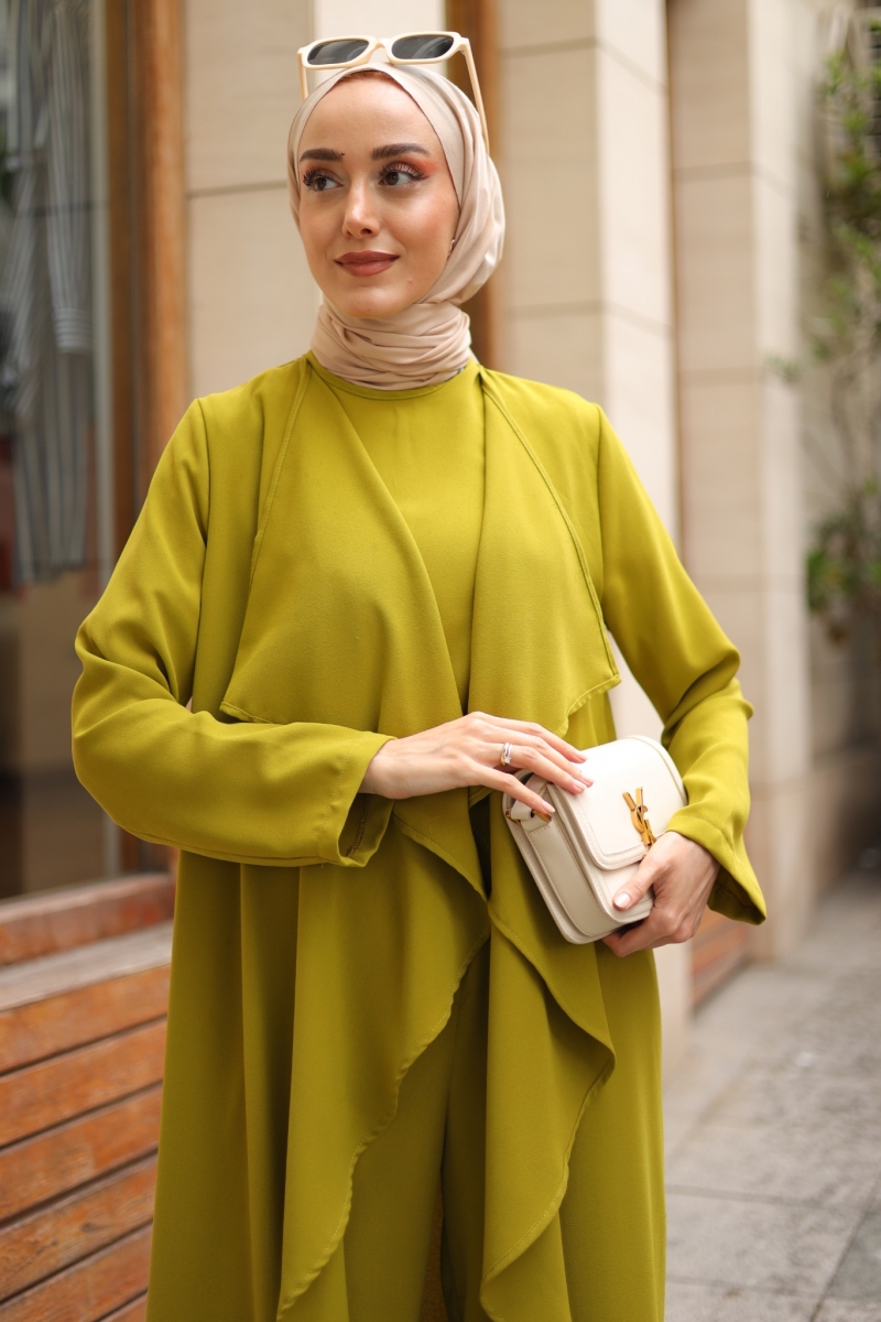 Ruby Yağ Yeşili Üçlü Takım