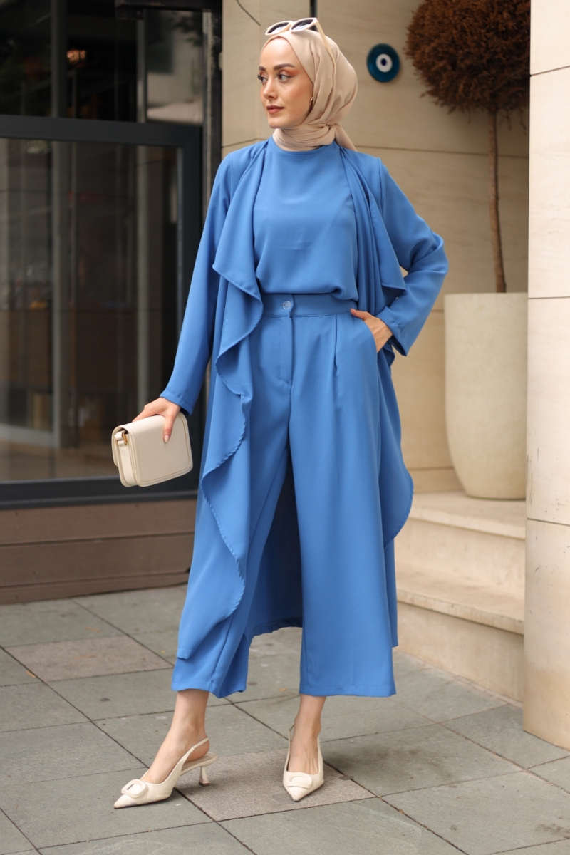 Ruby İndigo Üçlü Takım