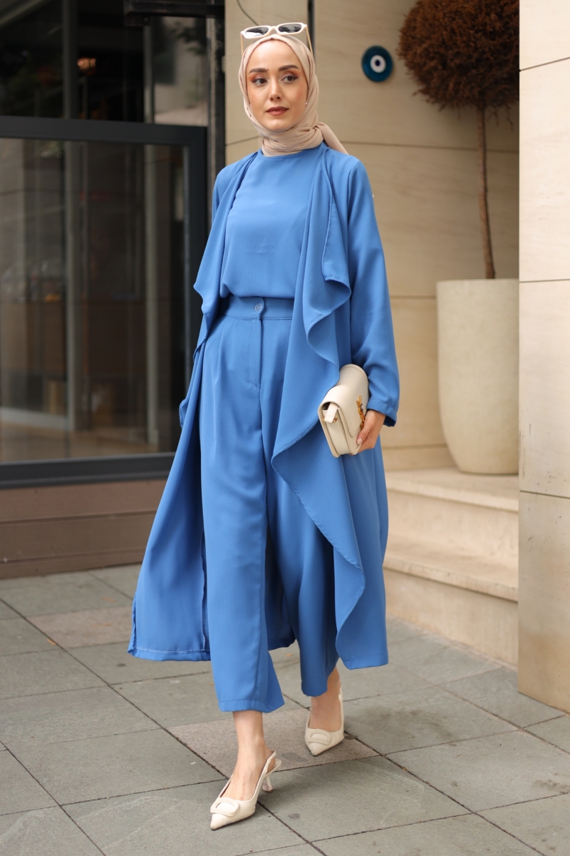 Ruby İndigo Üçlü Takım