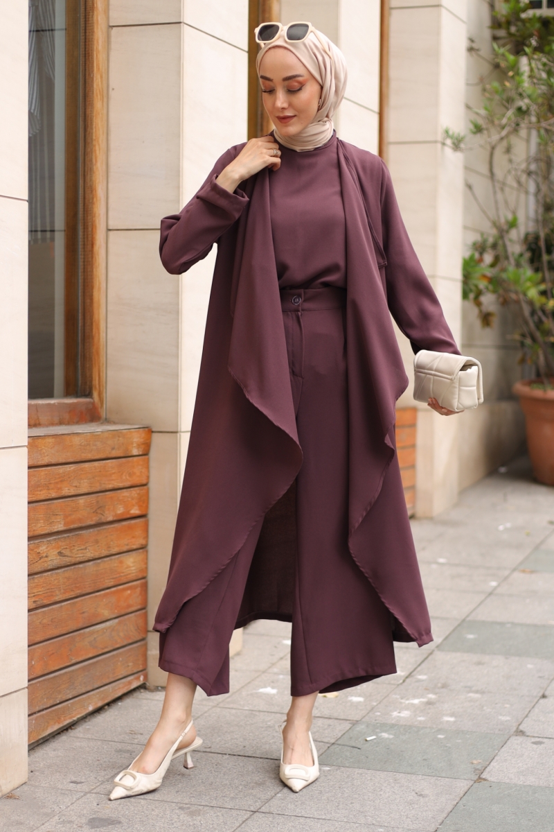 Ruby Mor Üçlü Takım