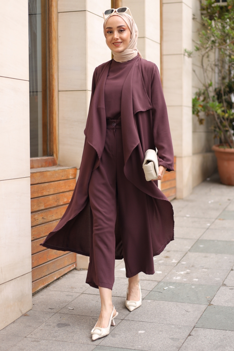 Ruby Mor Üçlü Takım