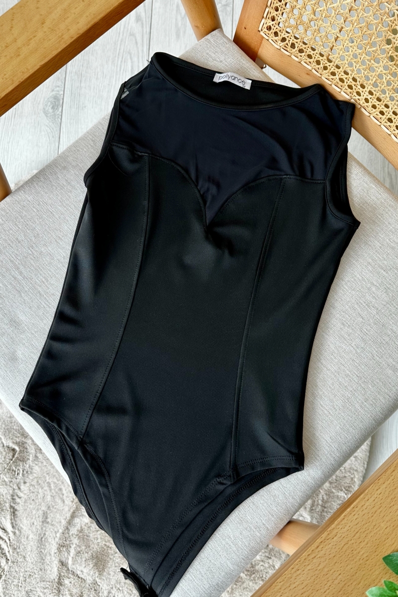 Runa Siyah Çıtçıtlı Bluz