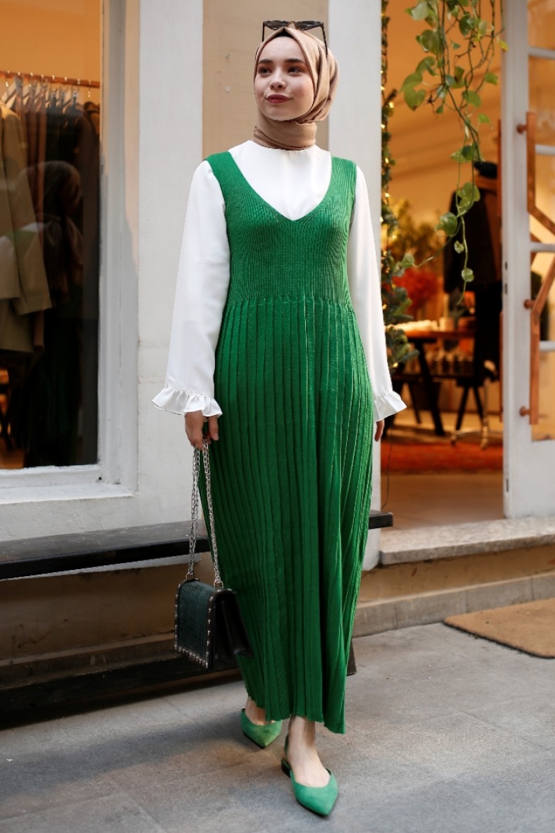 Ruth Yeşil Triko Jile