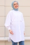 Sabina Beyaz Tunik
