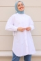 Sabina Beyaz Tunik
