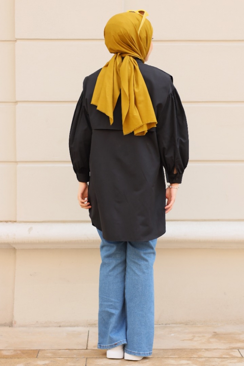 Sabina Siyah Tunik