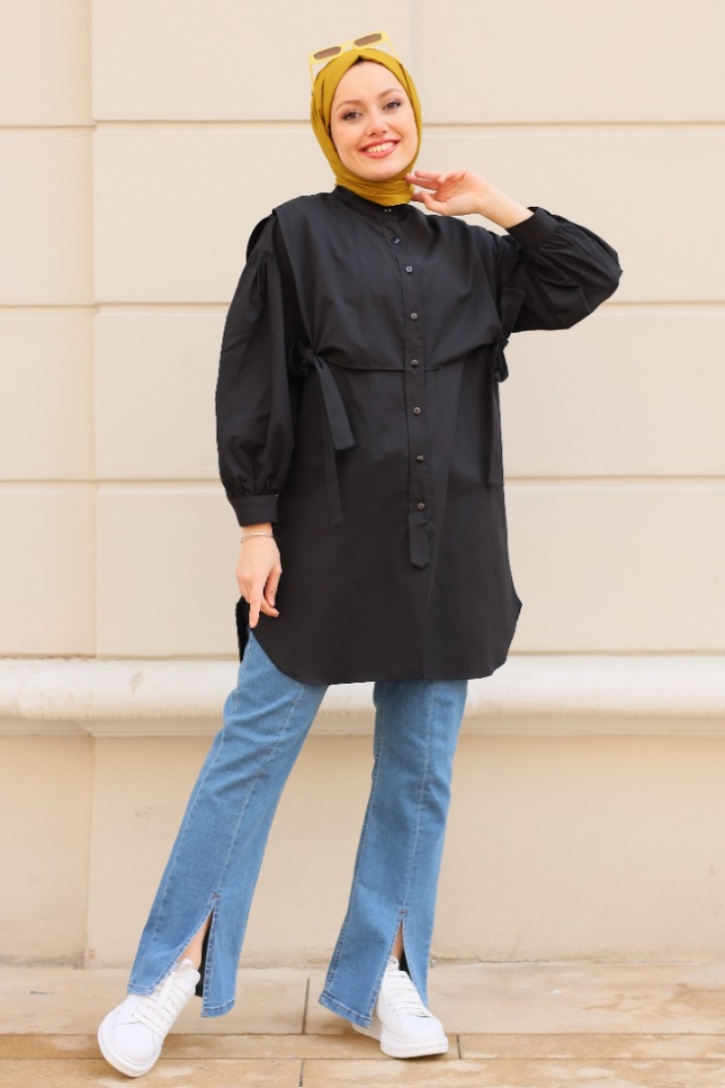Sabina Siyah Tunik