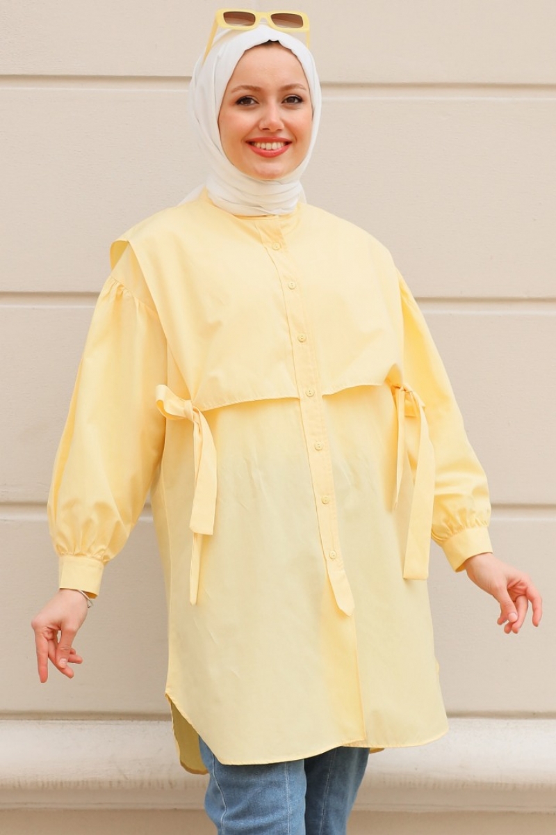 Sabina Sarı Tunik
