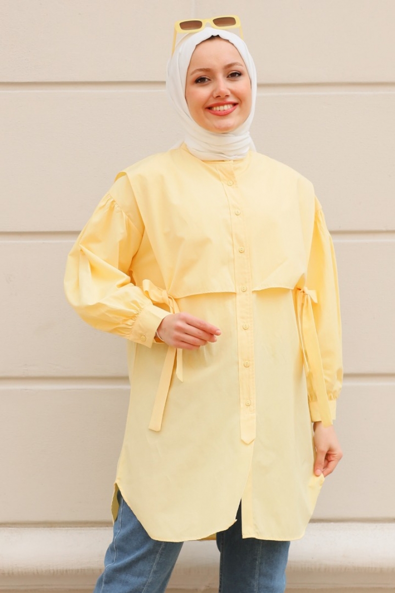 Sabina Sarı Tunik