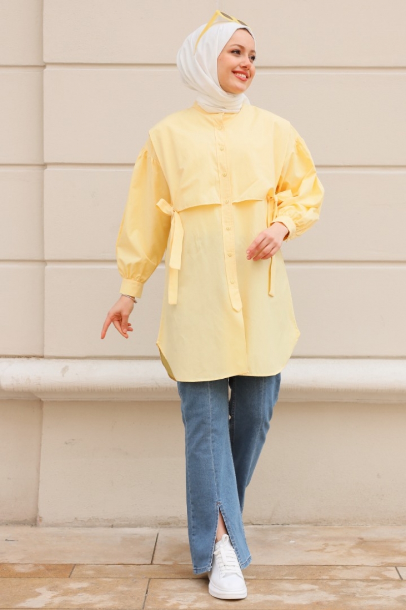 Sabina Sarı Tunik