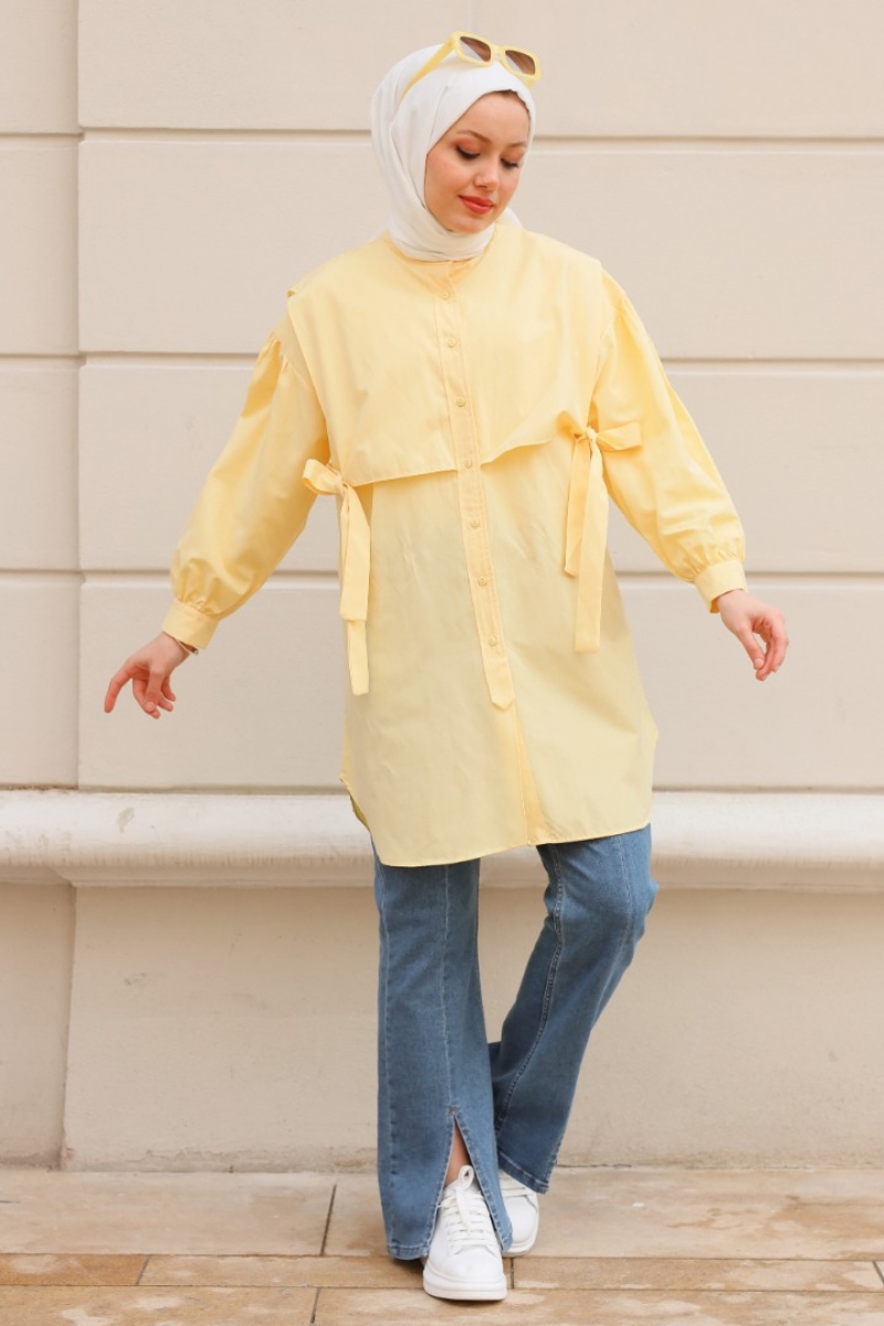 Sabina Sarı Tunik