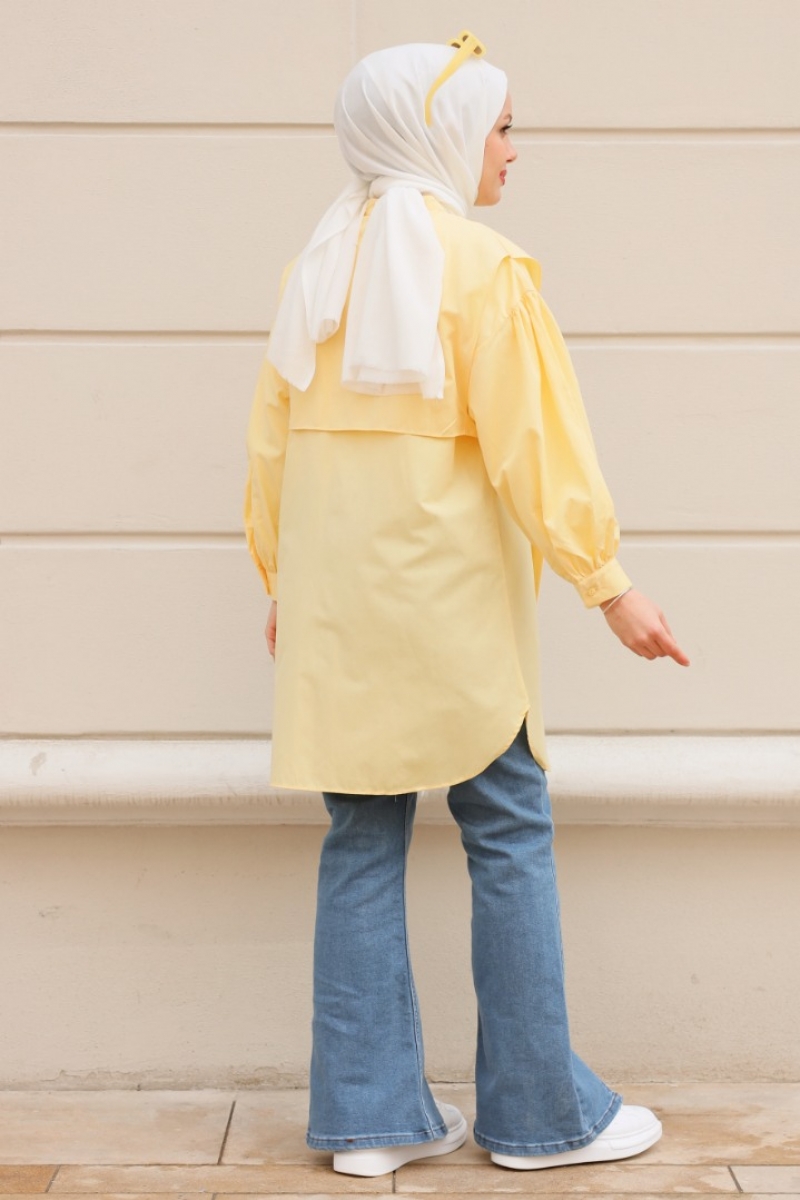 Sabina Sarı Tunik