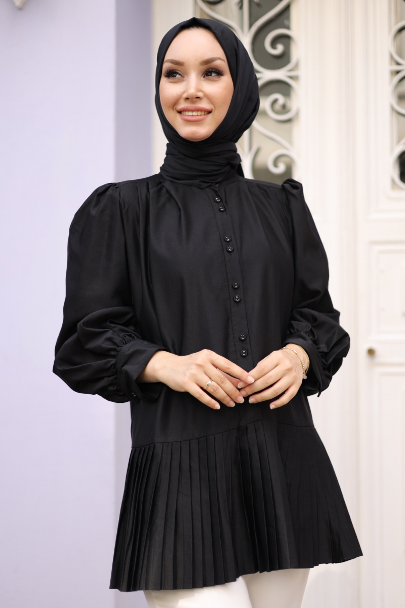 Samya Siyah Tunik