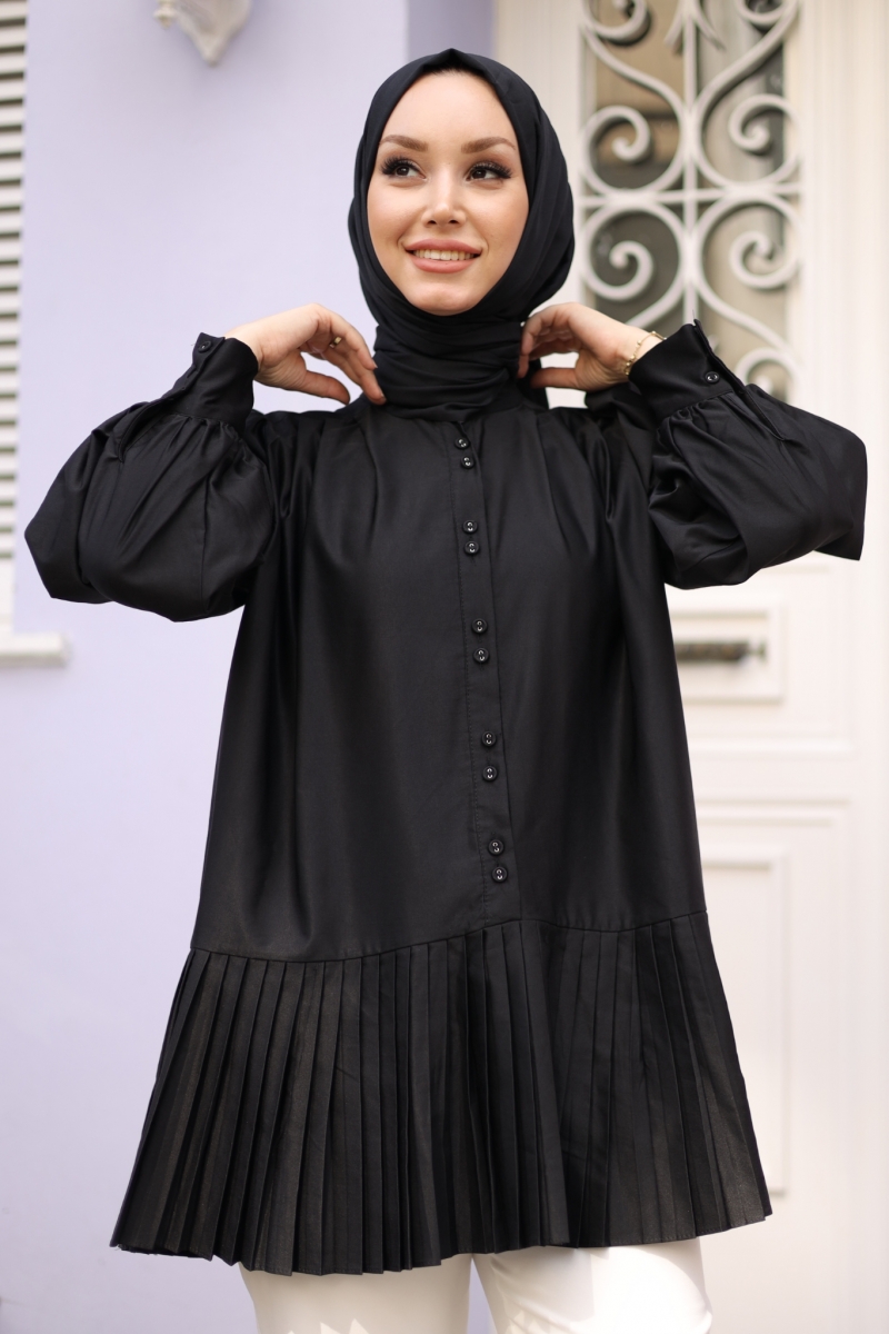 Samya Siyah Tunik