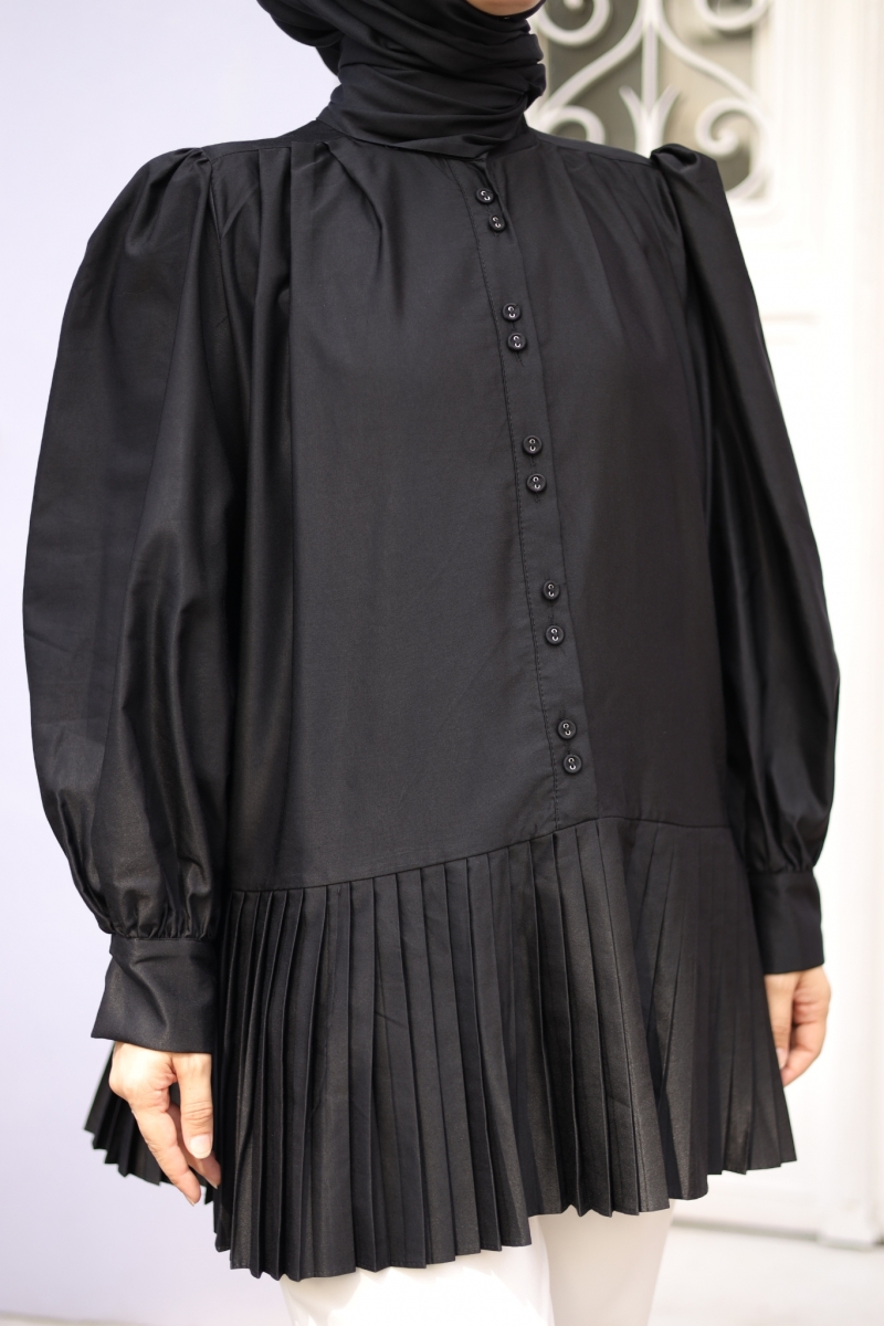 Samya Siyah Tunik