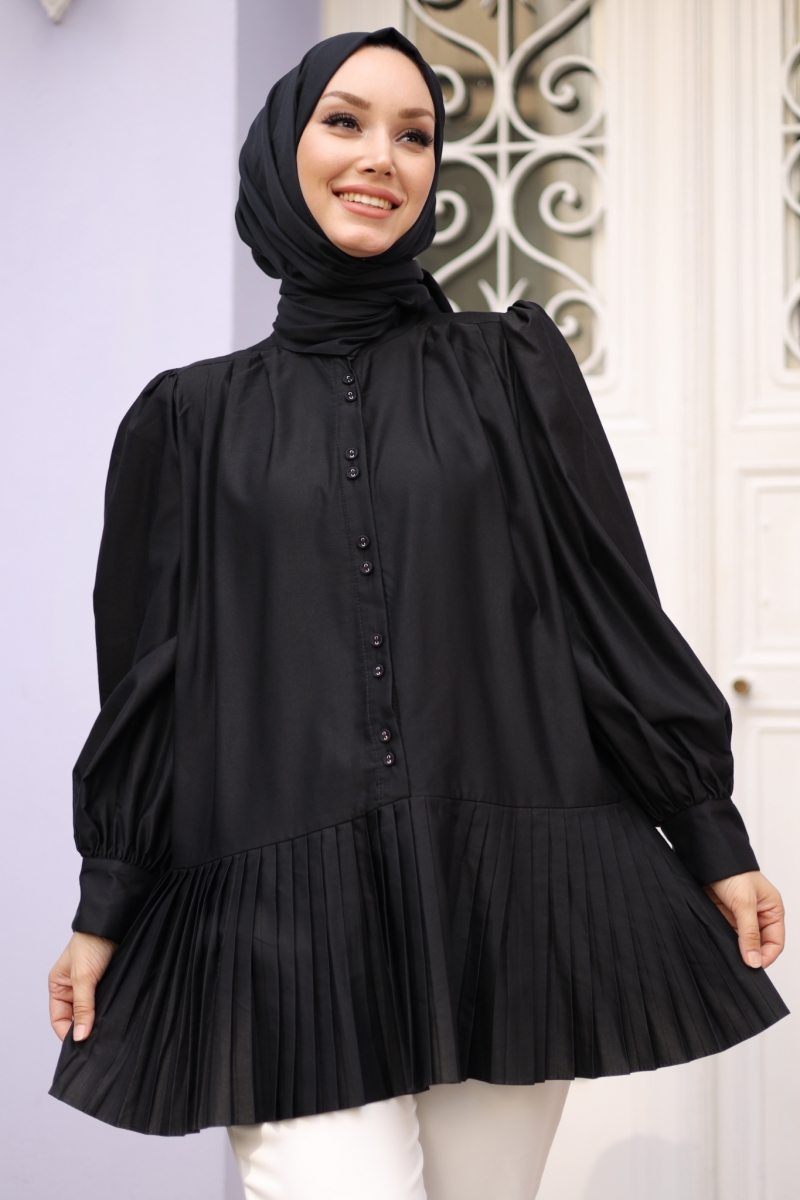 Samya Siyah Tunik