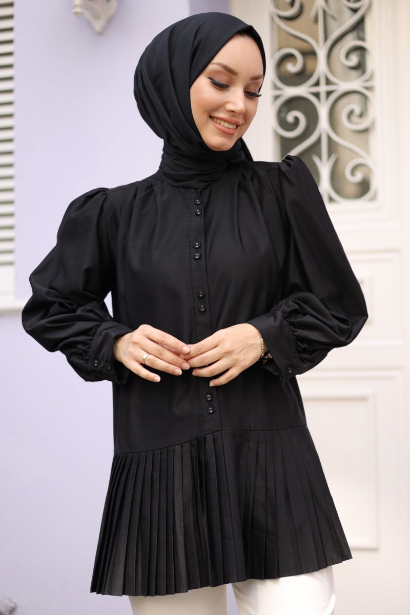 Samya Siyah Tunik