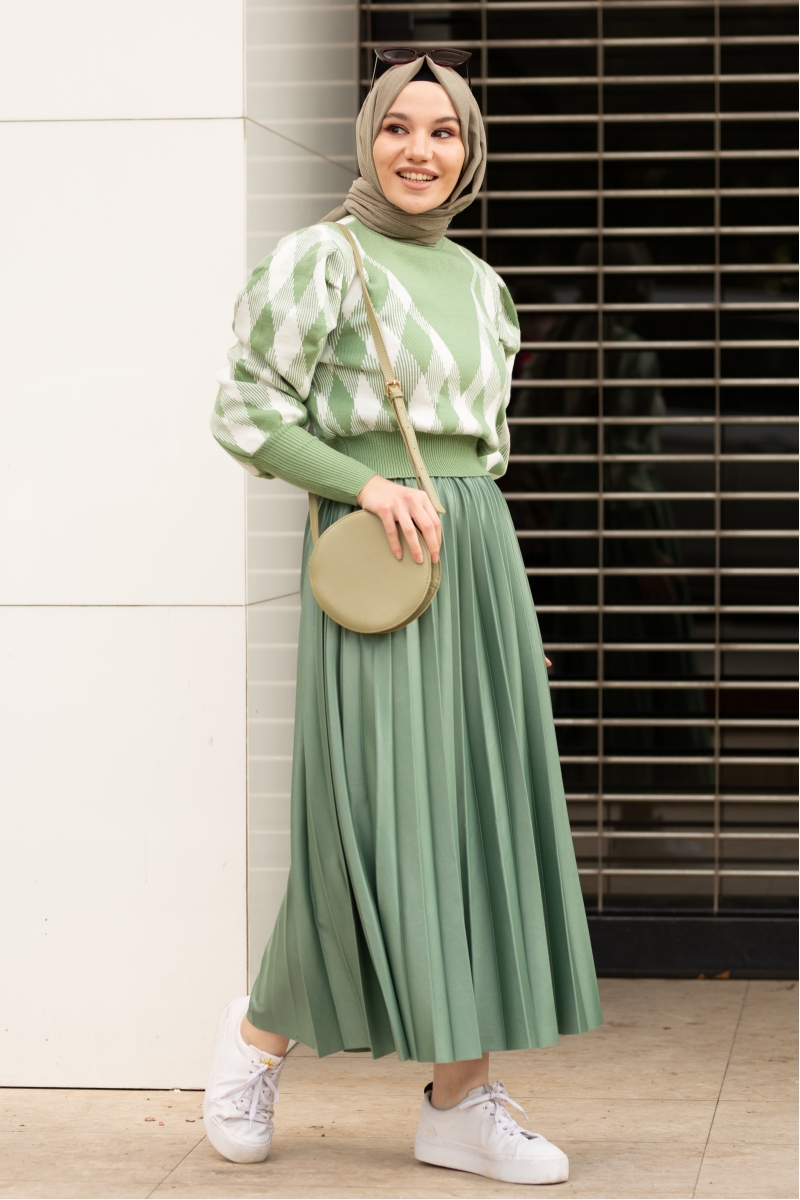 Sancho Mint Yeşili Kazak