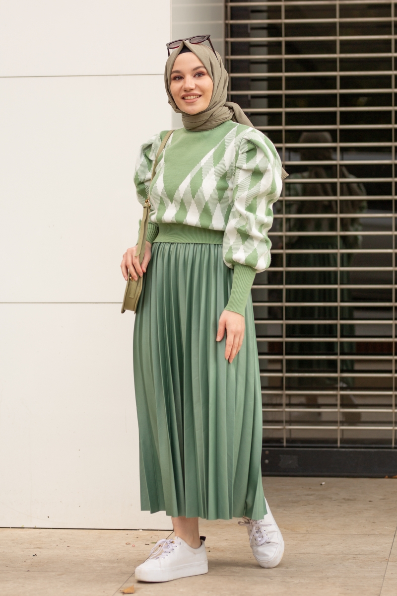 Sancho Mint Yeşili Kazak