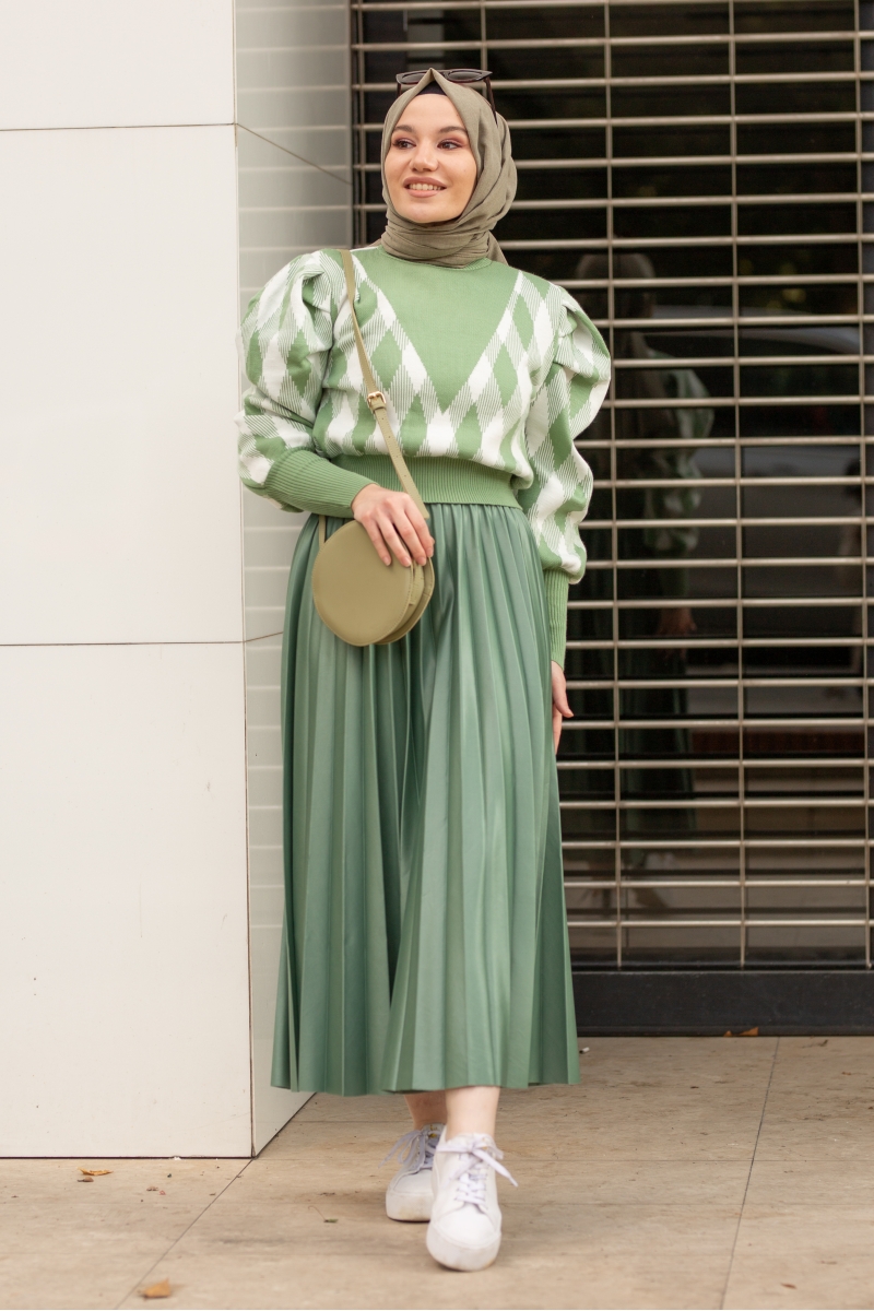 Sancho Mint Yeşili Kazak