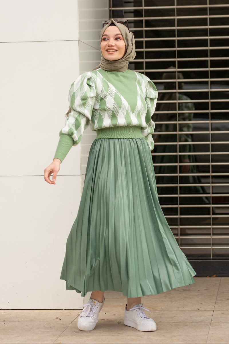 Sancho Mint Yeşili Kazak