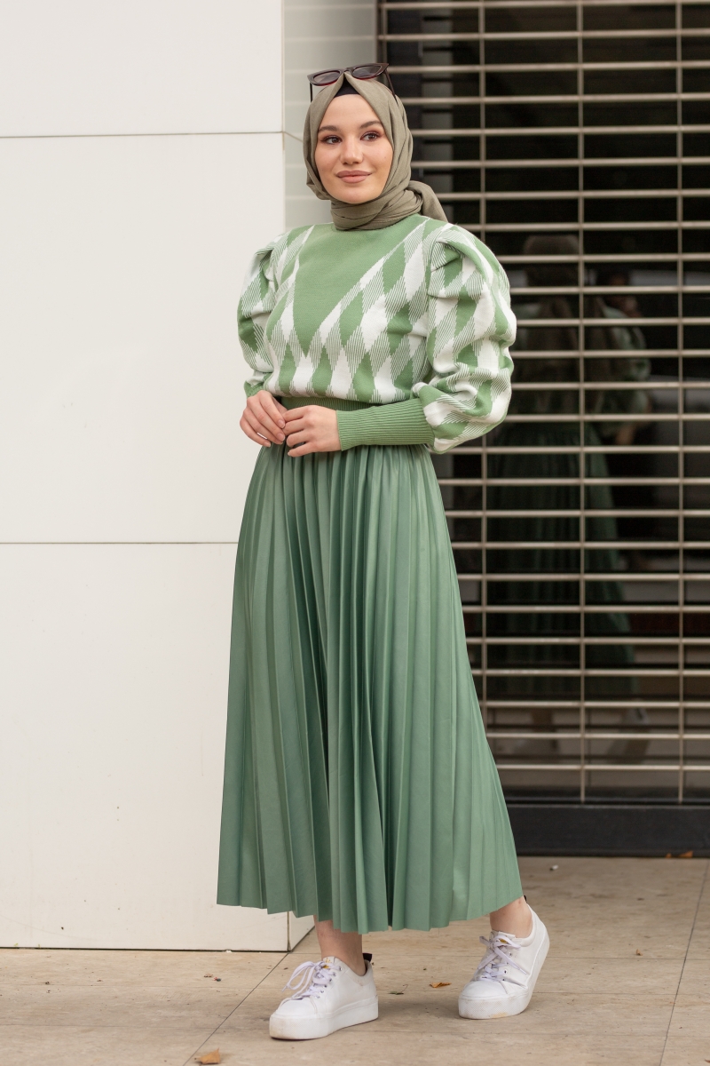 Sancho Mint Yeşili Kazak