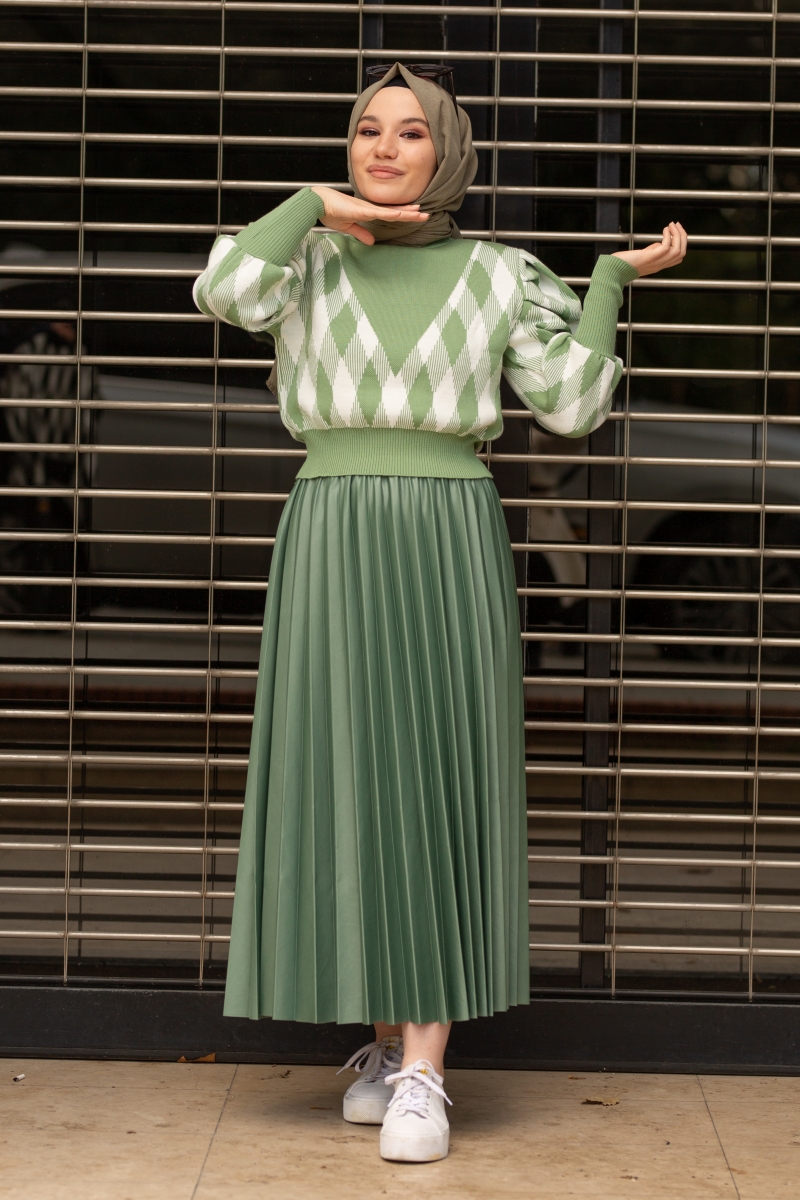 Sancho Mint Yeşili Kazak