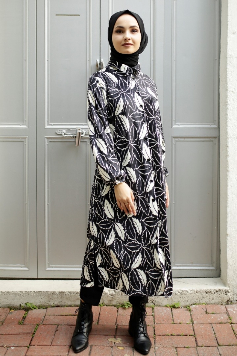 Sandy Siyah Tunik