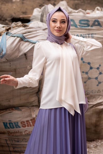 Sarmaşık Ekru Gömlek