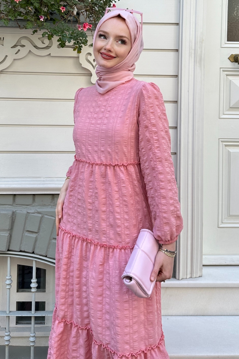 Sebla Pembe Elbise