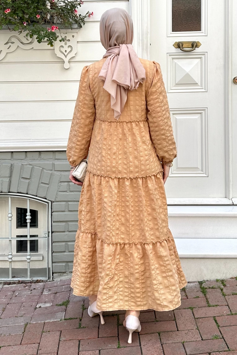 Sebla Camel Elbise