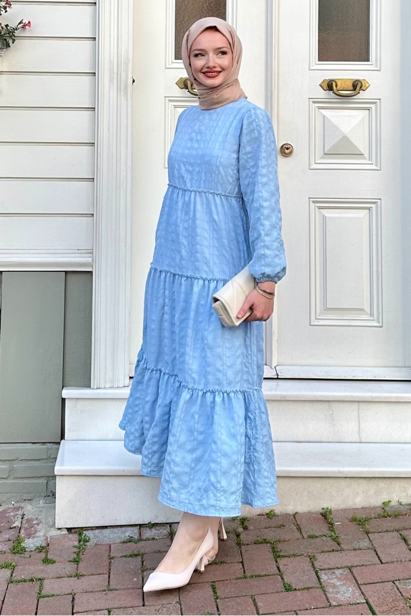 Sebla Turkuaz Elbise