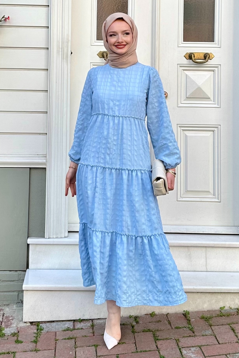 Sebla Turkuaz Elbise