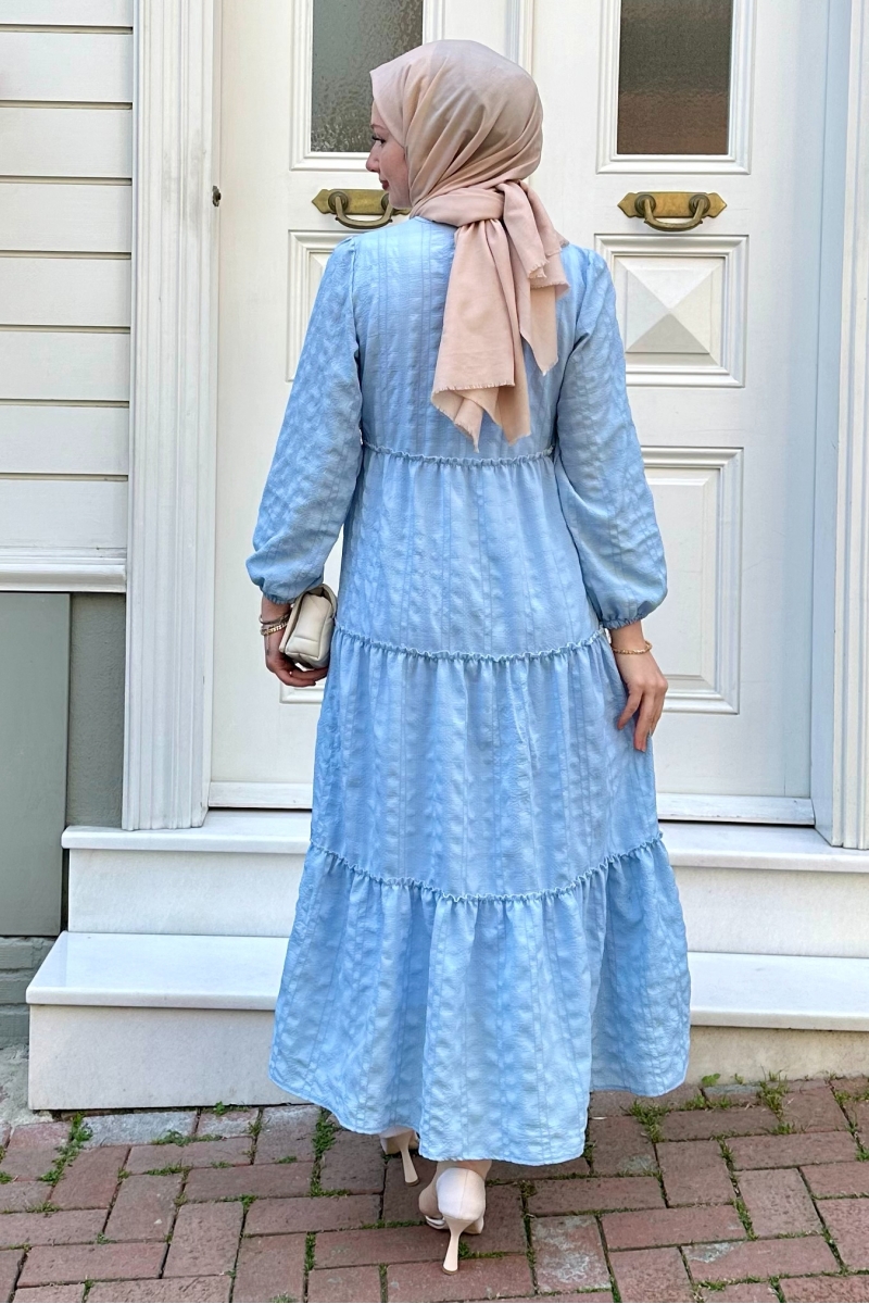 Sebla Turkuaz Elbise