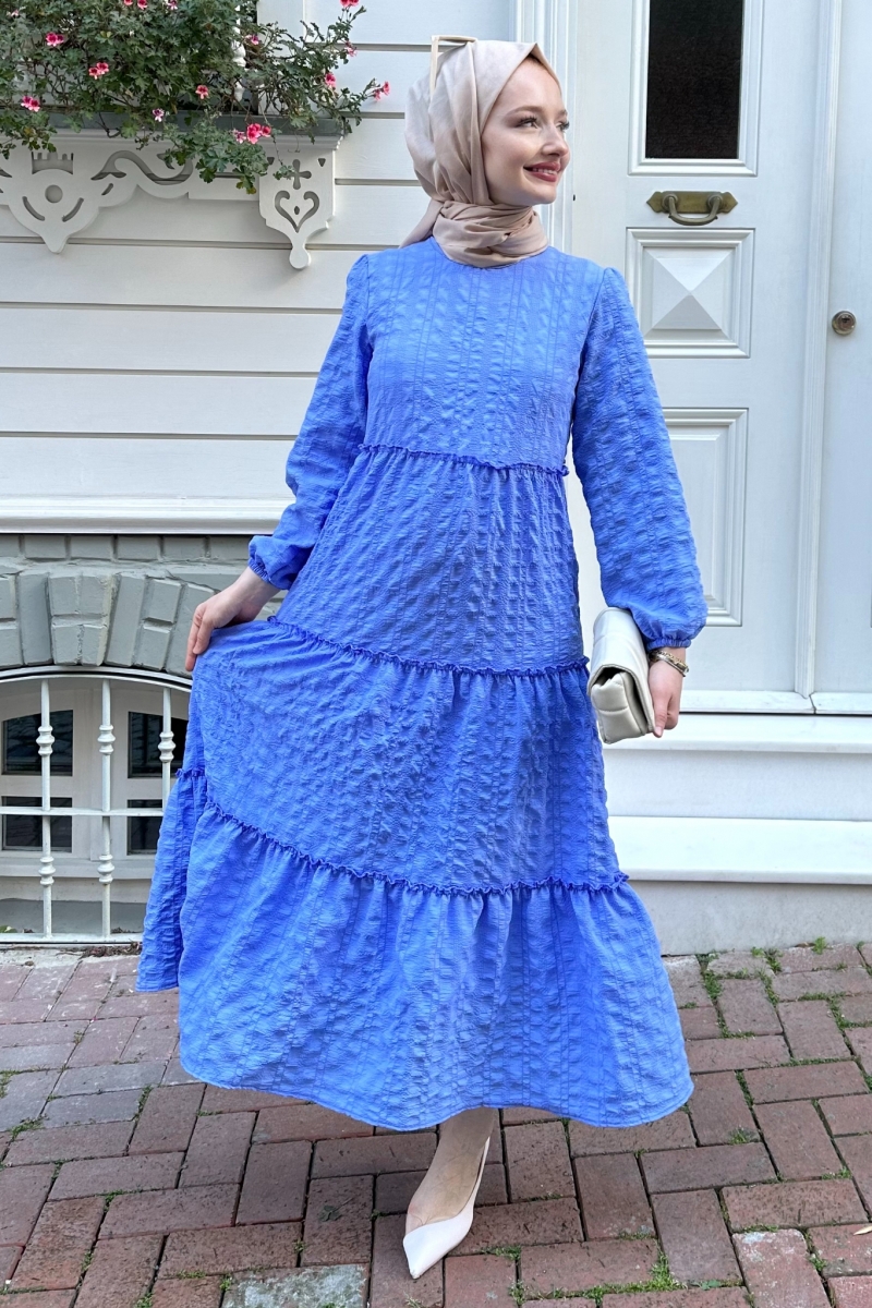 Sebla Mavi Elbise