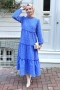 Sebla Mavi Elbise