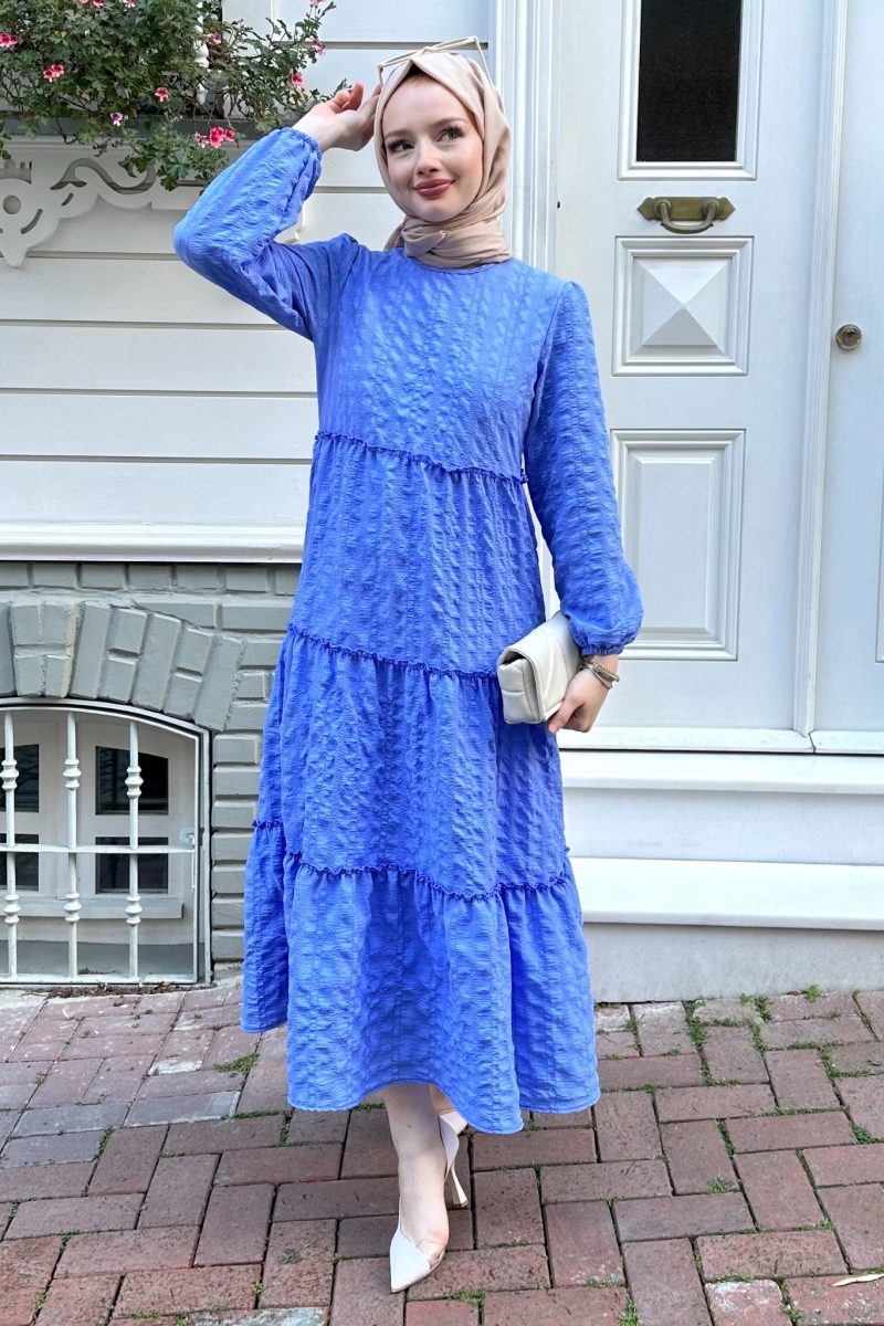 Sebla Mavi Elbise