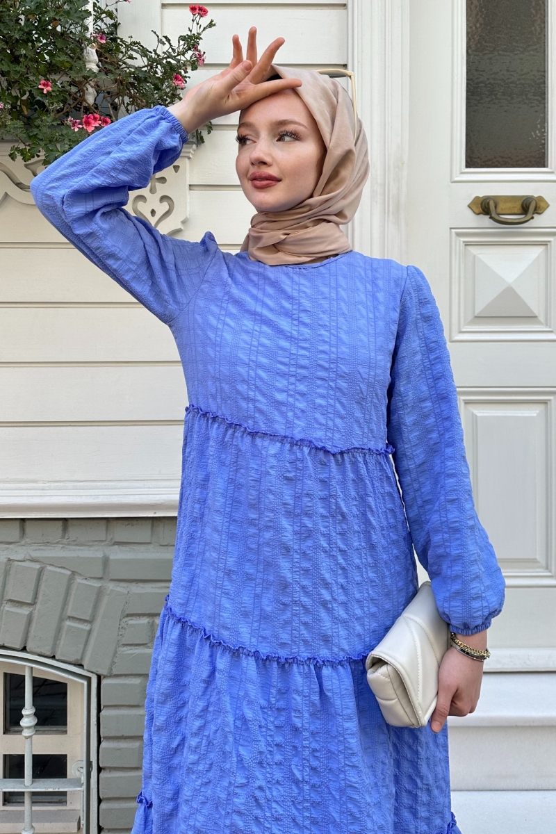 Sebla Mavi Elbise
