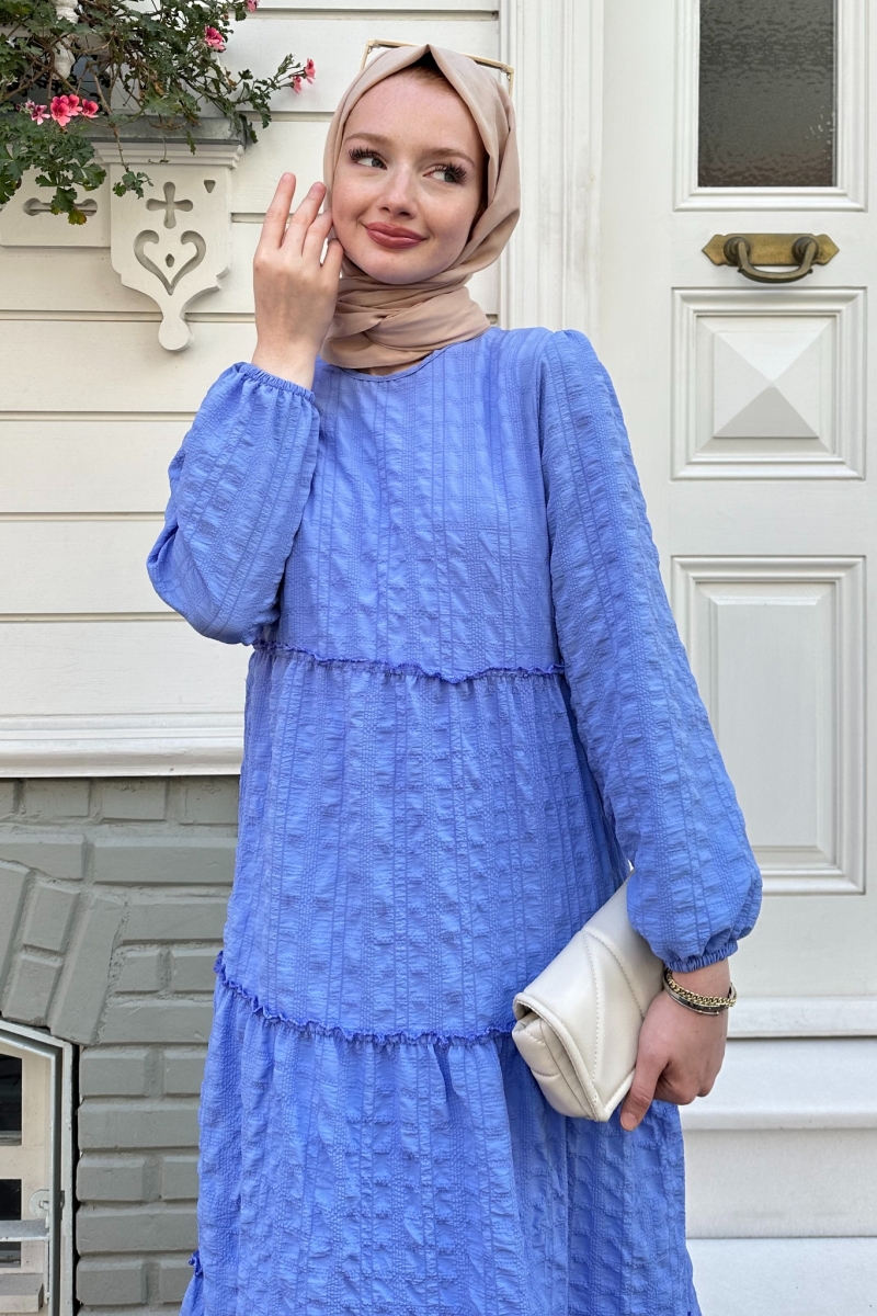 Sebla Mavi Elbise
