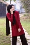 Sesilya Bordo Tunik Pantolon Kombin