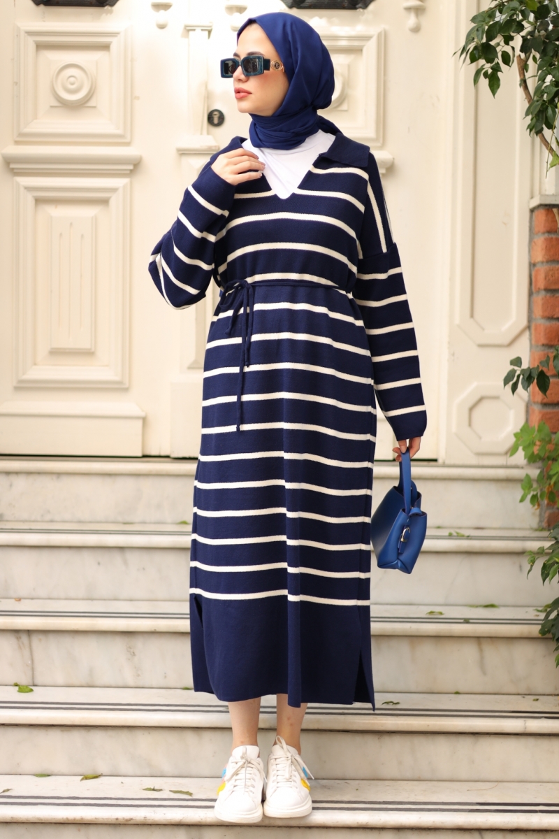 Setla Lacivert Elbise