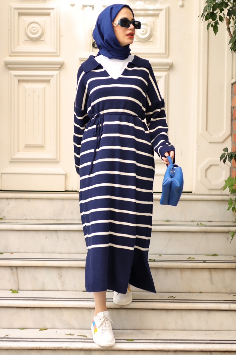 Setla Lacivert Elbise