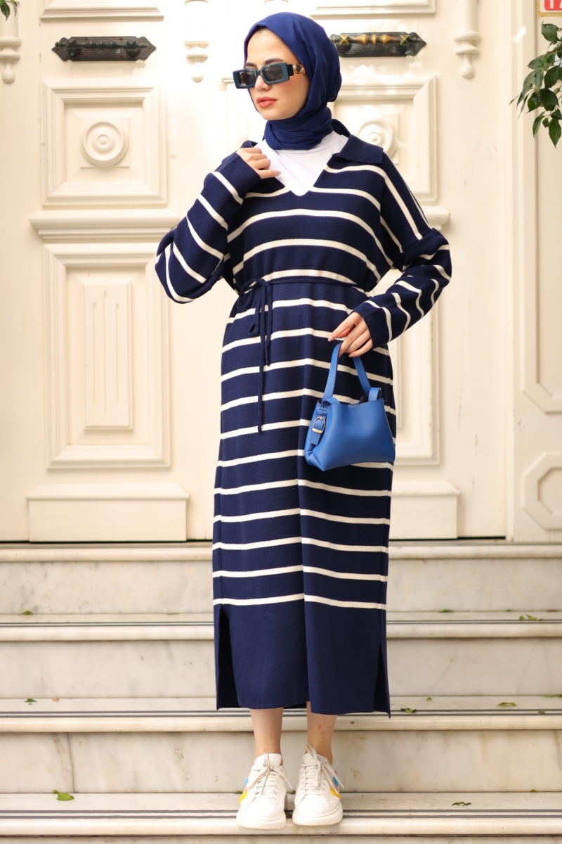 Setla Lacivert Elbise