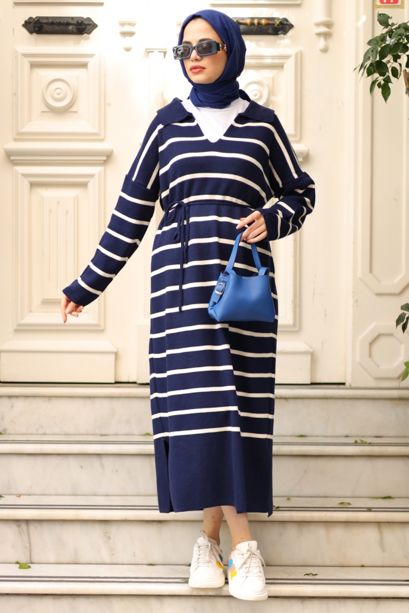 Setla Lacivert Elbise